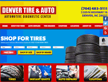 Tablet Screenshot of denvertire.net